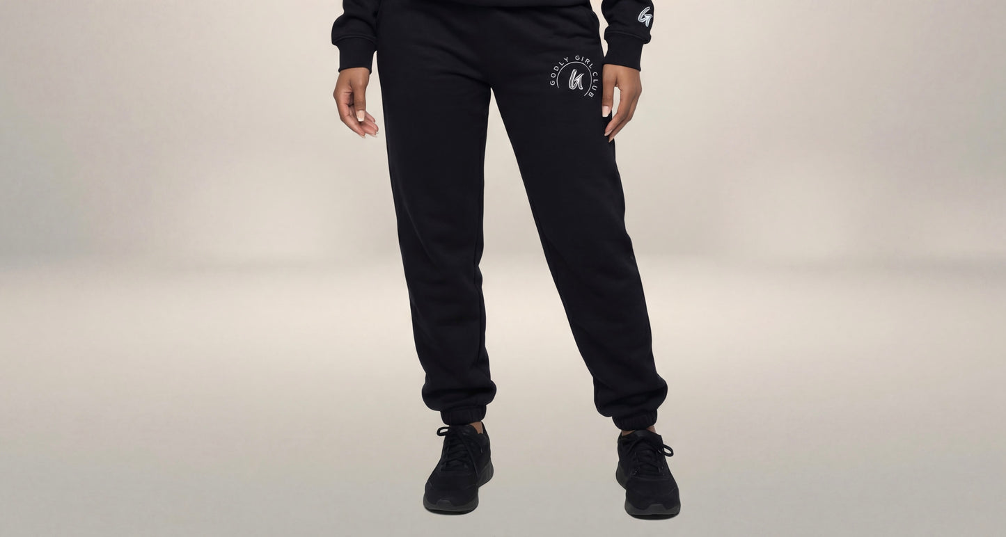 Timeless Collection™ Set — Black (Sweatshirt + Joggers)