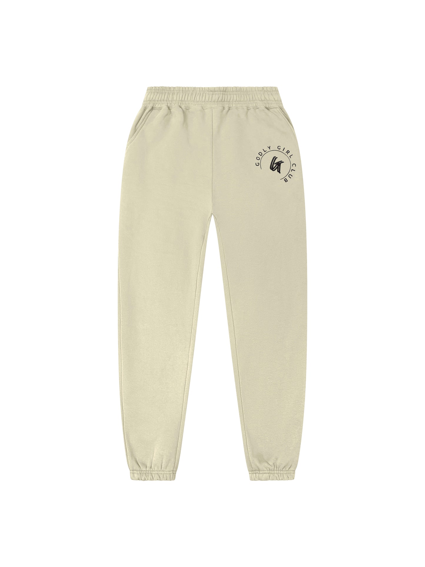 (PRE-ORDER) Lively White Joggers